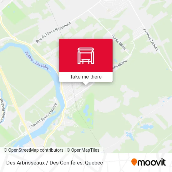 Des Arbrisseaux / Des Conifères map