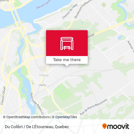 Du Colibri / De L'Étourneau map