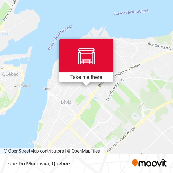 Parc Du Menuisier map