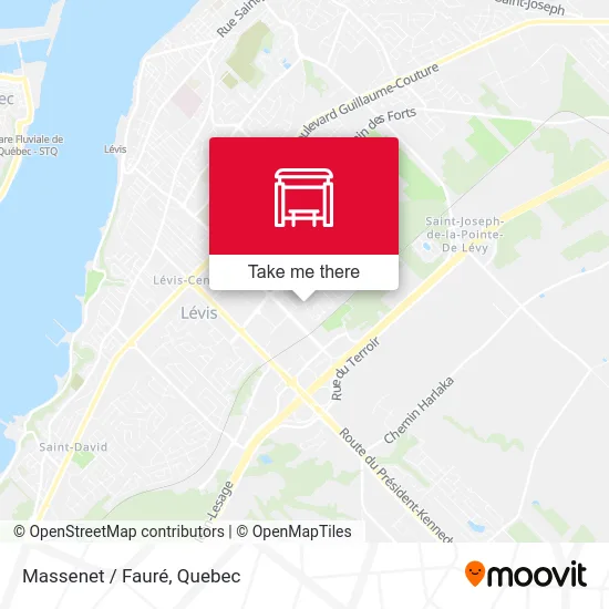 Massenet / Fauré map