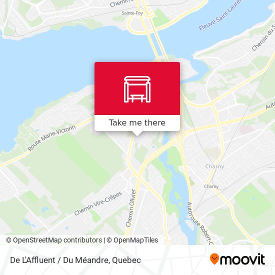 De L'Affluent / Du Méandre map
