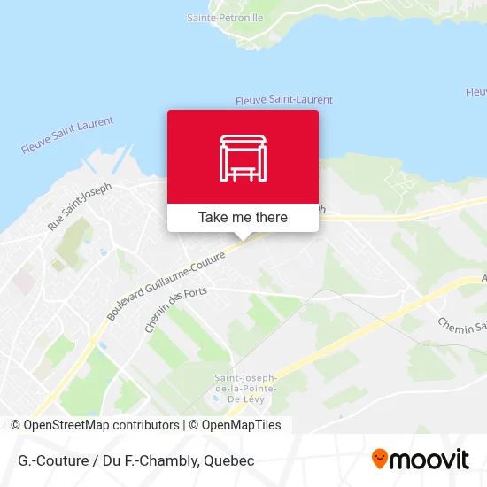 G.-Couture / Du F.-Chambly map
