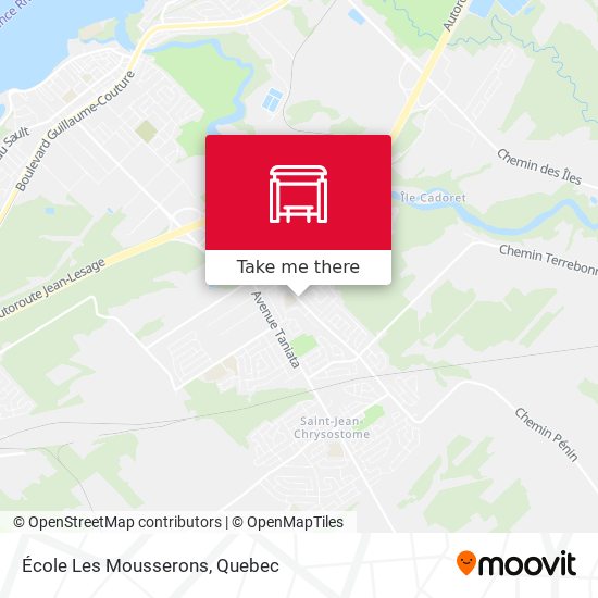 École Les Mousserons map