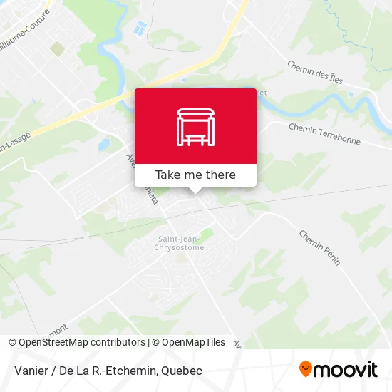 Vanier / De La R.-Etchemin map