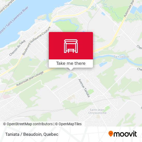 Taniata / Beaudoin map