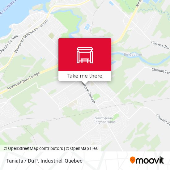 Taniata / Du P.-Industriel map
