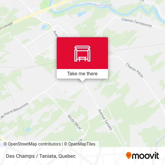 Des Champs / Taniata map