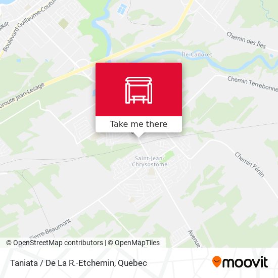 Taniata / De La R.-Etchemin map