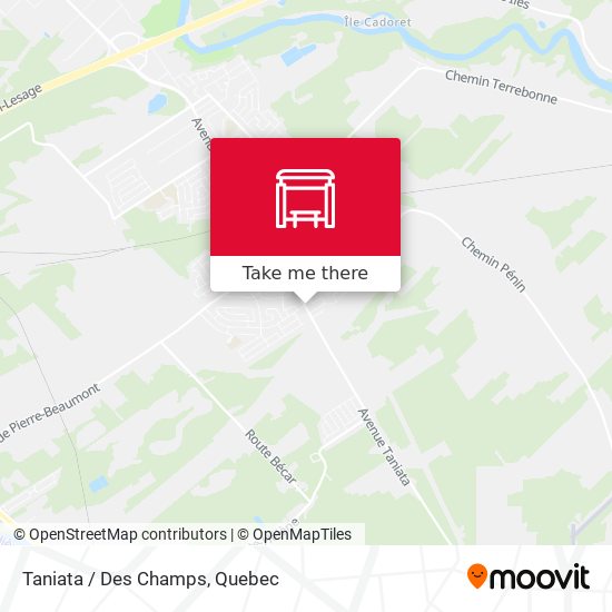 Taniata / Des Champs map