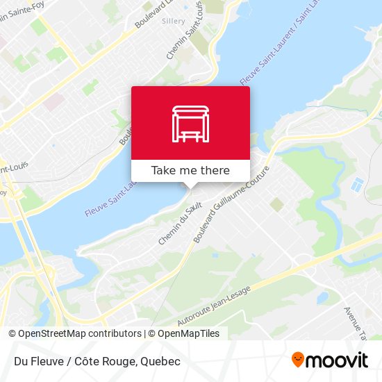 Du Fleuve / Côte Rouge map