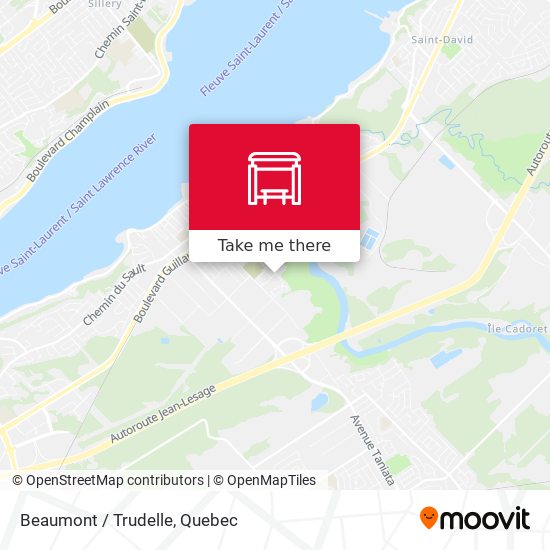 Beaumont / Trudelle map