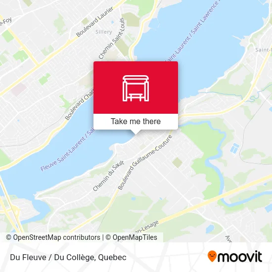 Du Fleuve / Du Collège map