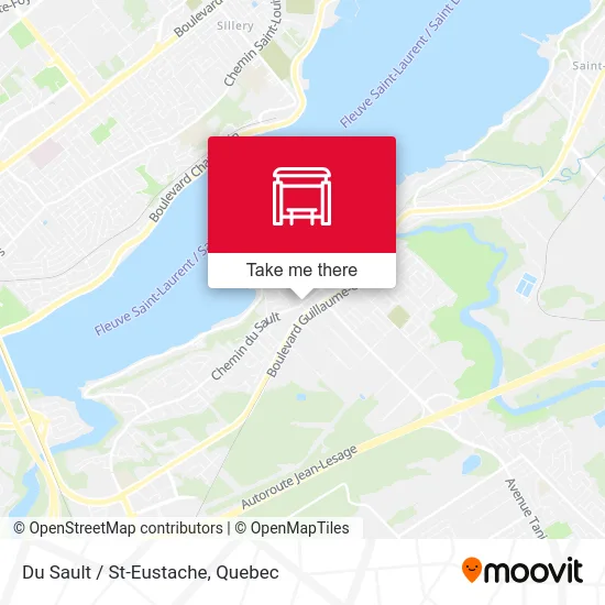 Du Sault / St-Eustache map