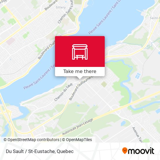 Du Sault / St-Eustache map