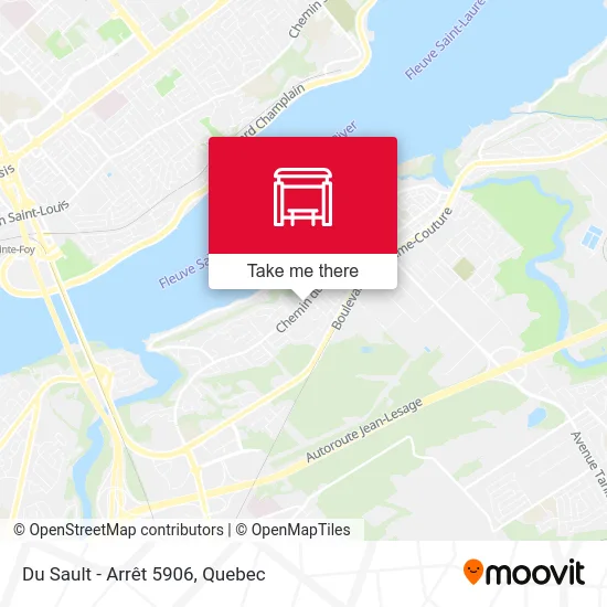 Du Sault - Arrêt 5906 map