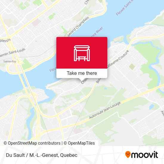 Du Sault / M.-L.-Genest map