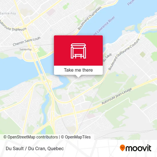 Du Sault / Du Cran map