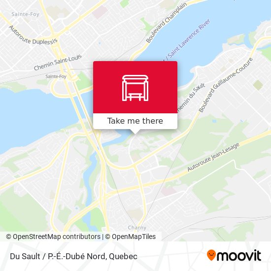 Du Sault / P.-É.-Dubé Nord map