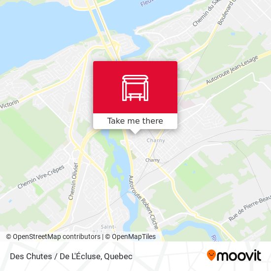 Des Chutes / De L'Écluse map