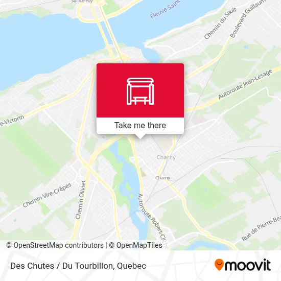 Des Chutes / Du Tourbillon map