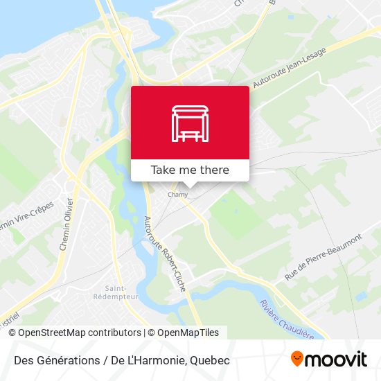 Des Générations / De L'Harmonie map