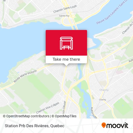 Station Prb Des Rivières map