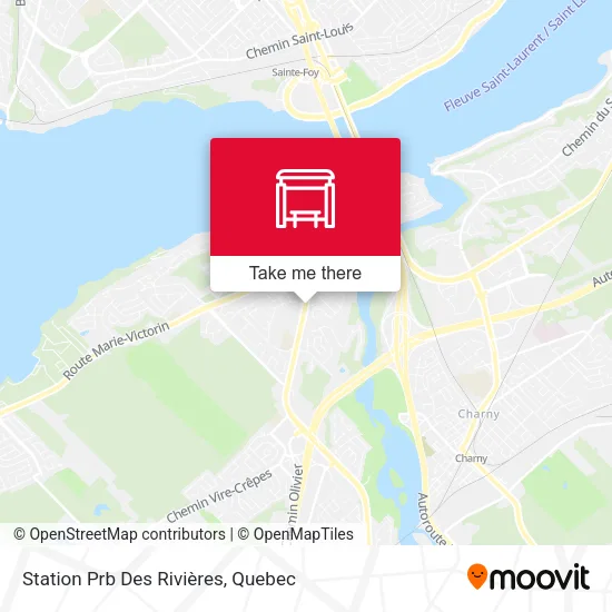 Station Prb Des Rivières map