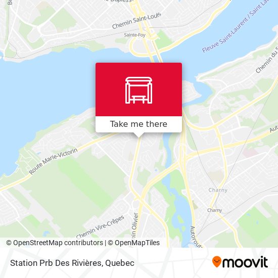 Station Prb Des Rivières map