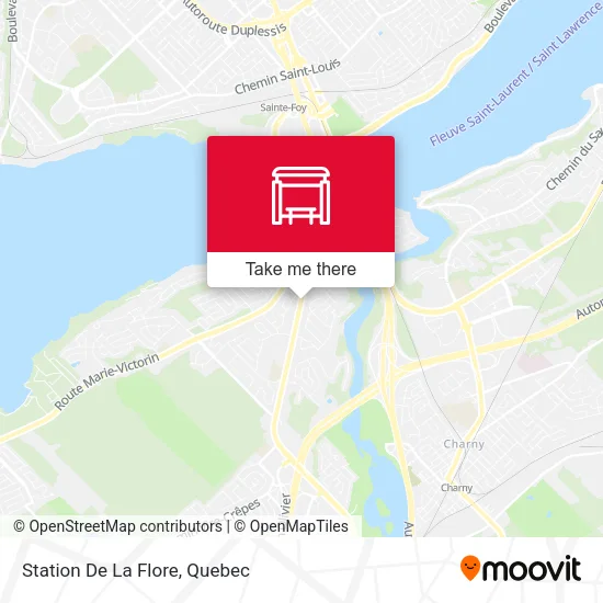 Station De La Flore map