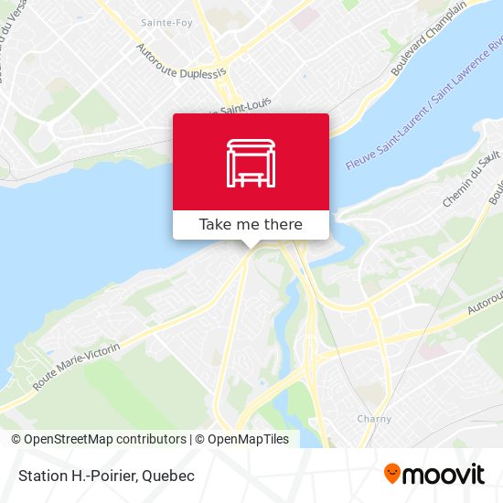 Station H.-Poirier map