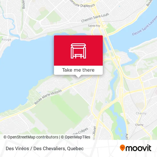 Des Viréos / Des Chevaliers map