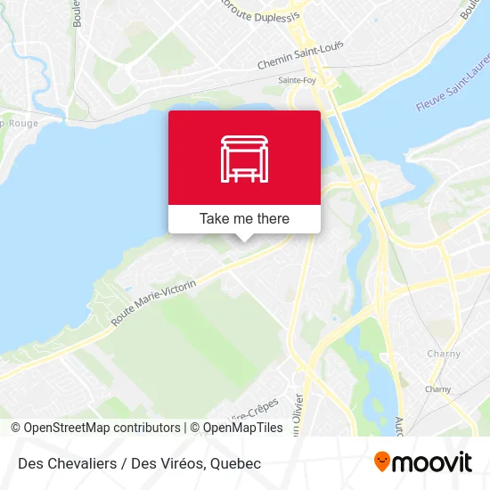 Des Chevaliers / Des Viréos map