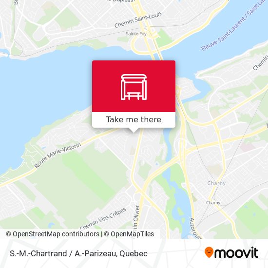 S.-M.-Chartrand / A.-Parizeau map