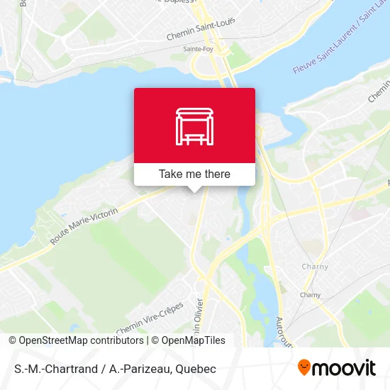S.-M.-Chartrand / A.-Parizeau map
