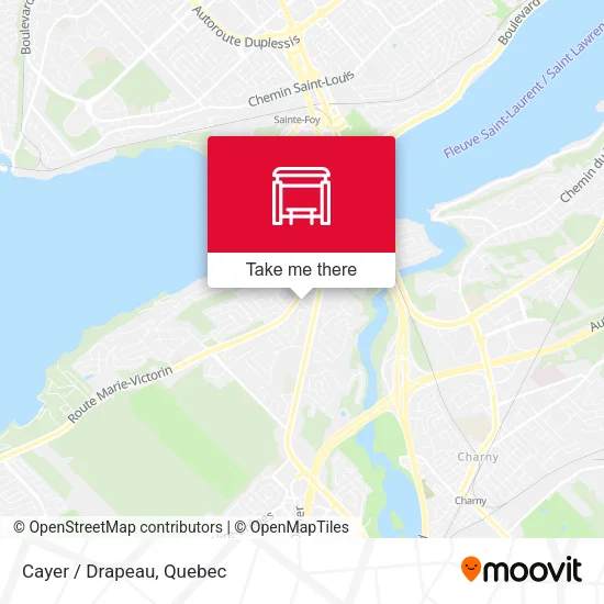 Cayer / Drapeau map
