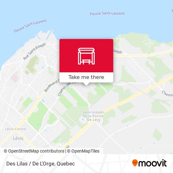 Des Lilas / De L'Orge map