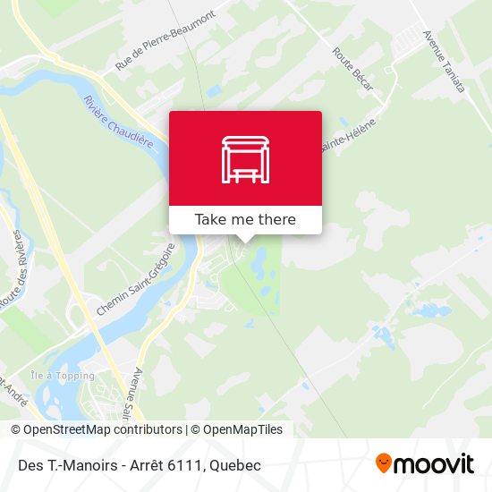 Des T.-Manoirs - Arrêt 6111 map