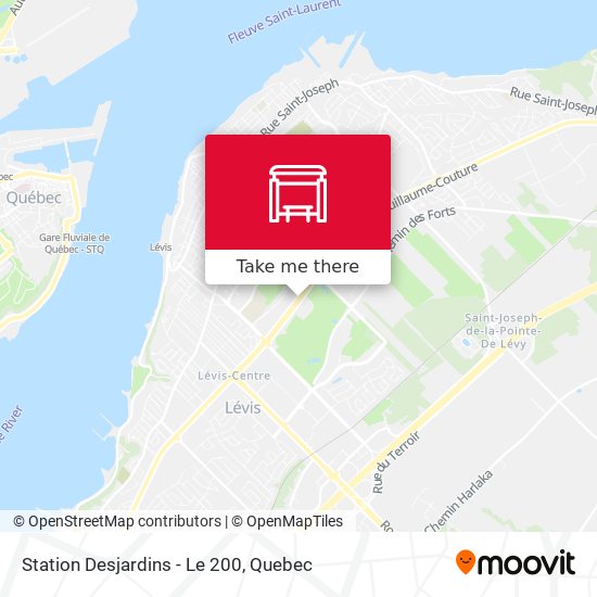 Station Desjardins - Le 200 map