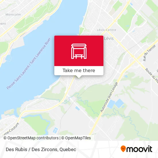 Des Rubis / Des Zircons map