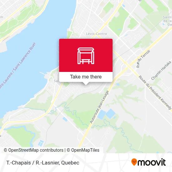 T.-Chapais / R.-Lasnier map