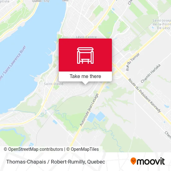 Thomas-Chapais / Robert-Rumilly map