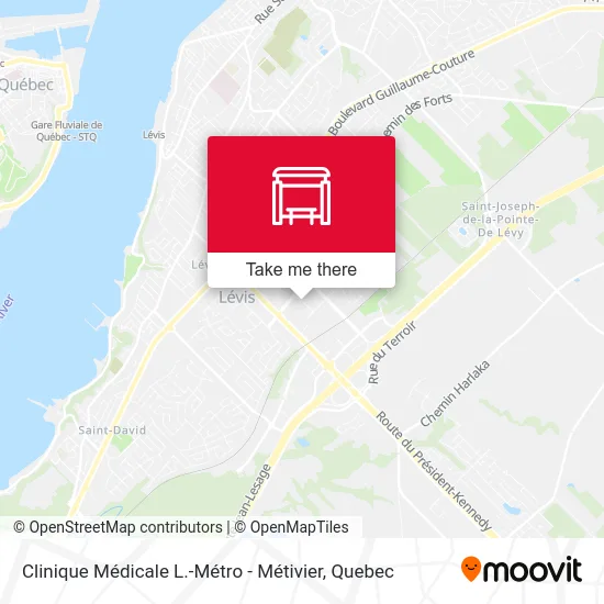 Clinique Médicale L.-Métro - Métivier map
