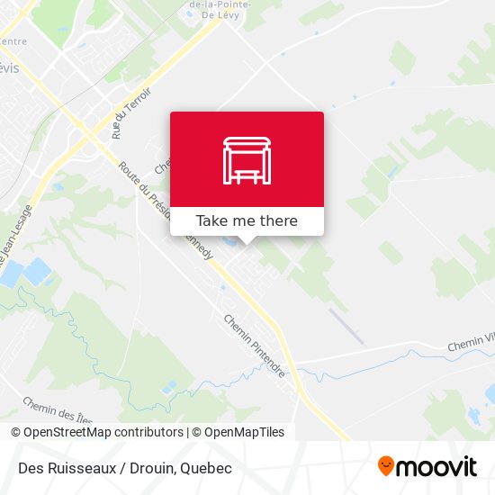 Des Ruisseaux / Drouin map