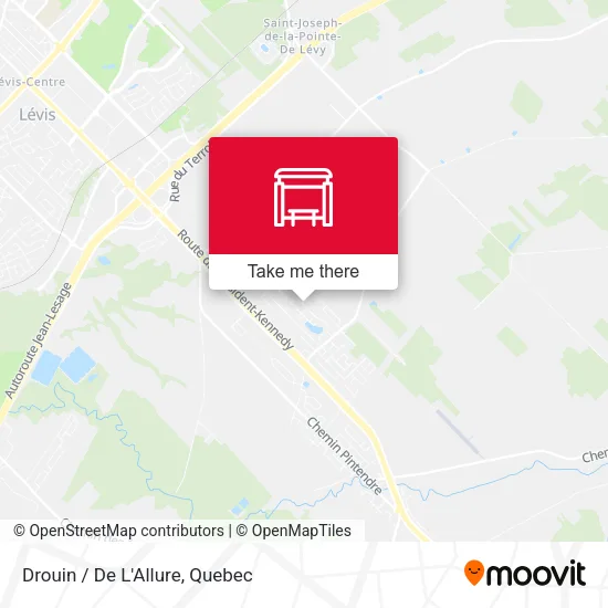 Drouin / De L'Allure map