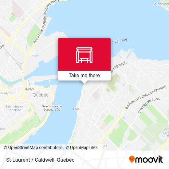 St-Laurent / Caldwell map