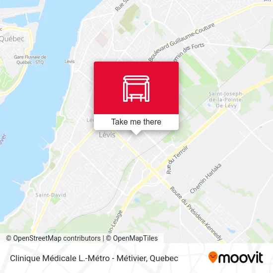 Clinique Médicale L.-Métro - Métivier map