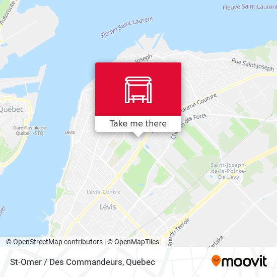 St-Omer / Des Commandeurs map
