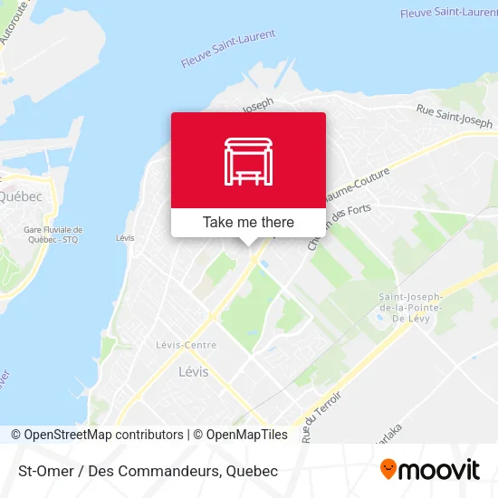 St-Omer / Des Commandeurs map