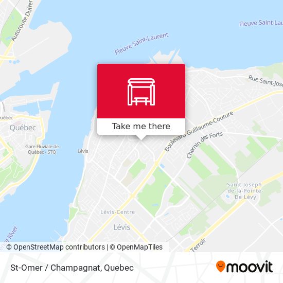St-Omer / Champagnat map