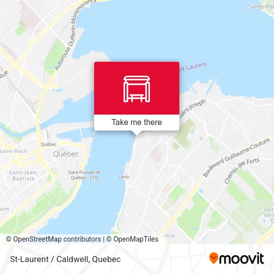 St-Laurent / Caldwell map